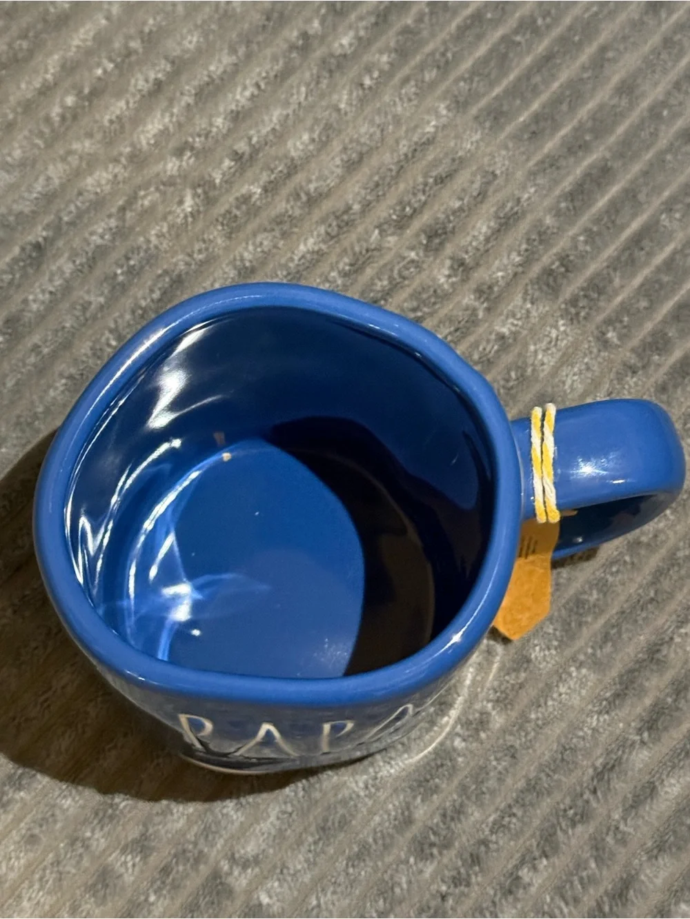 Rae Dunn ‘PAPA est. 2026’ Blue Ceramic Mug - Picture 4 of 5